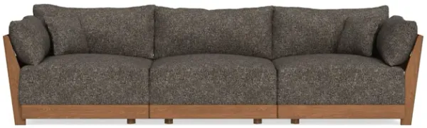 Modular Bondi Espresso 3-Seater Sofa in Eclipse | Memory Foam Blend