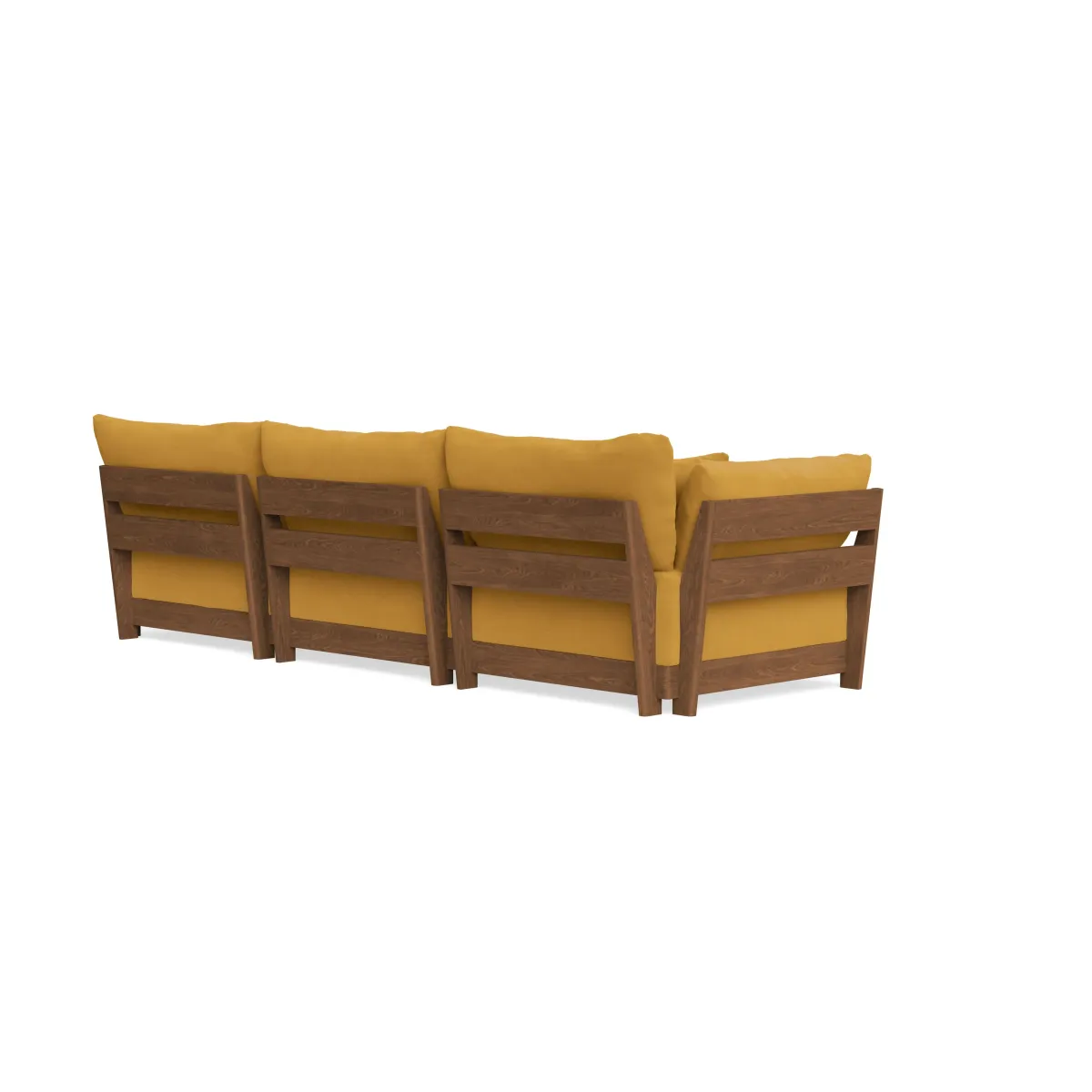Modular Bondi Espresso 3-Seater Sofa in Honey | Classic Blend