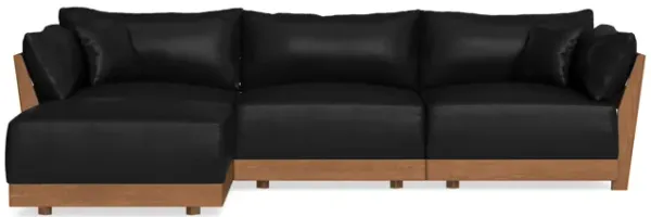 Modular Bondi Espresso 3-Seater Sectional in Onyx | Memory Foam Blend