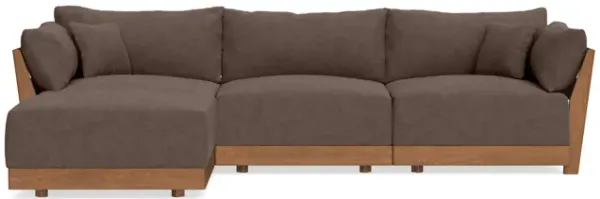 Modular Bondi Espresso 3-Seater Sectional in Chocolate | Classic Blend