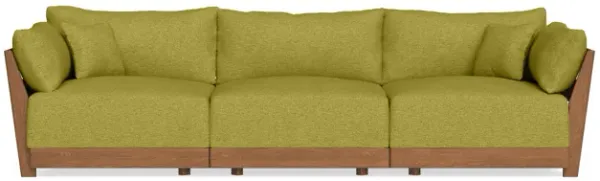 Modular Bondi Espresso 3-Seater Sofa in Avocado | Classic Blend