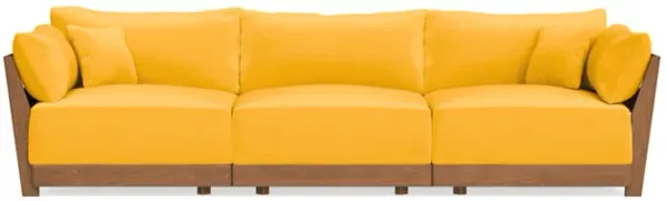 Modular Bondi Espresso 3-Seater Sofa in Marigold | Classic Blend