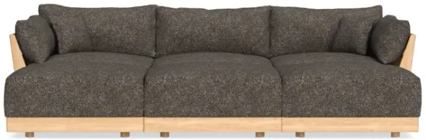 Modular Bondi Latte 3-Seater Daybed Sofa Sectional in Eclipse | Classic Blend