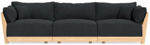Modular Bondi Latte 3-Seater Sofa in Coal | Classic Blend
