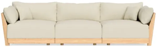 Modular Bondi Latte 3-Seater Sofa in Parchment | Classic Blend