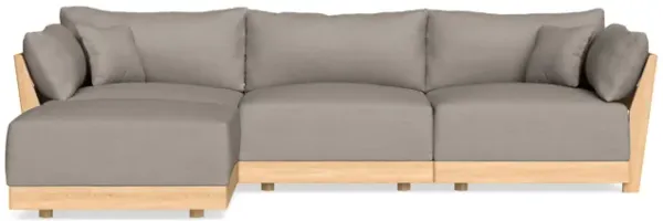 Modular Bondi Latte 3-Seater Sectional in Cinder Gray | Classic Blend