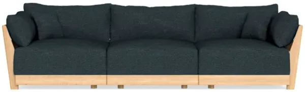 Modular Bondi Latte 3-Seater Sofa in Arctic Navy | Classic Blend