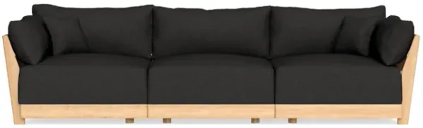 Modular Bondi Latte 3-Seater Sofa in Peppercorn | Classic Blend