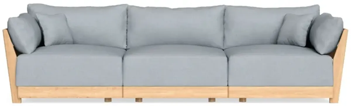 Modular Bondi Latte 3-Seater Sofa in Ash | Classic Blend