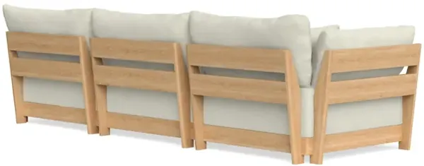 Modular Bondi Latte 3-Seater Sofa in Eggshell | Classic Blend