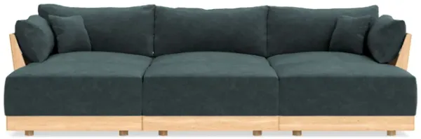 Modular Bondi Latte 3-Seater Daybed Sofa Sectional in Nightfall | Classic Blend