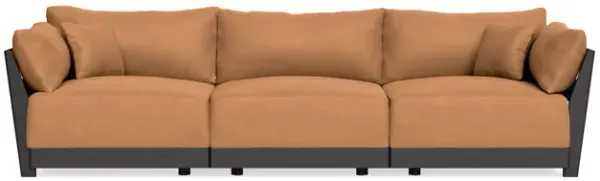 Modular Bondi Black 3-Seater Sofa in Cheddar | Classic Blend