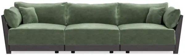 Modular Bondi Black 3-Seater Sofa in Rosemary | Classic Blend