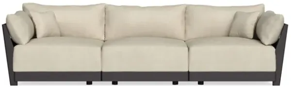Modular Bondi Black 3-Seater Sofa in Almond | Classic Blend