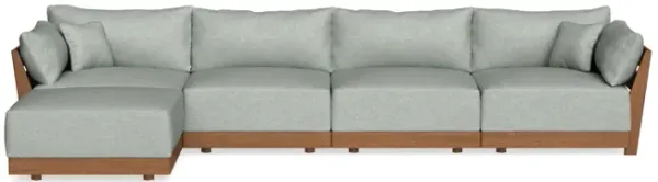 Modular Bondi Espresso 4-Seater Sectional in Spa | Classic Blend