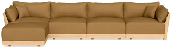 Modular Bondi Latte 4-Seater Sectional in Dijon | Classic Blend