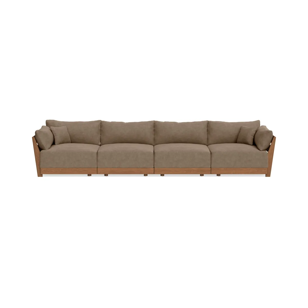 Modular Bondi Espresso 4-Seater Sofa in Coffee | Classic Blend
