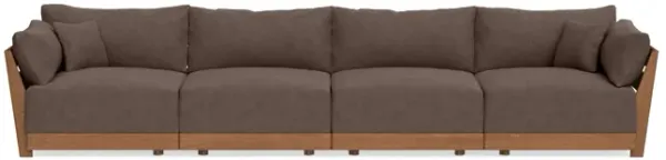 Modular Bondi Espresso 4-Seater Sofa in Chocolate | Classic Blend