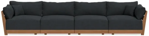 Modular Bondi Espresso 4-Seater Sofa in Coal | Classic Blend