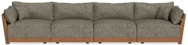 Modular Bondi Espresso 4-Seater Sofa in Mineral | Classic Blend
