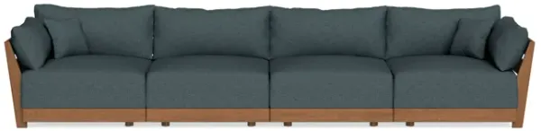 Modular Bondi Espresso 4-Seater Sofa in Ocean Gray | Classic Blend