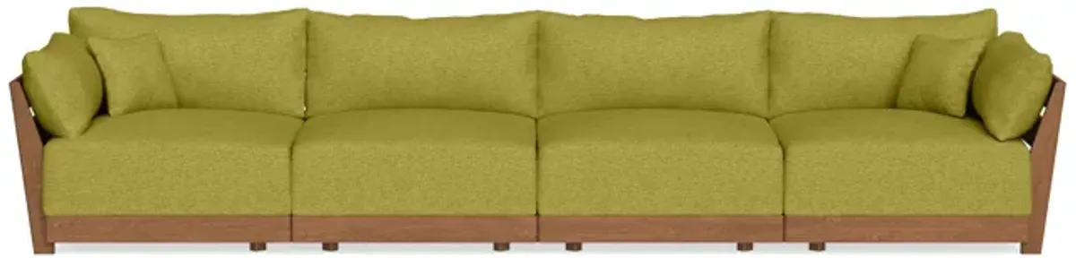 Modular Bondi Espresso 4-Seater Sofa in Avocado | Classic Blend