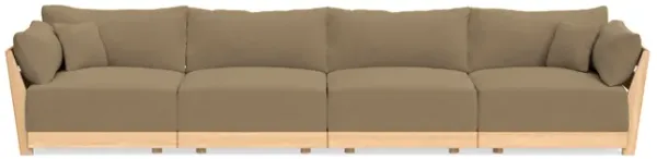 Modular Bondi Latte 4-Seater Sofa in Macchiato | Classic Blend