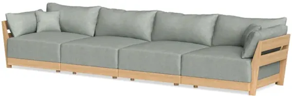 Modular Bondi Latte 4-Seater Sofa in Spa | Classic Blend