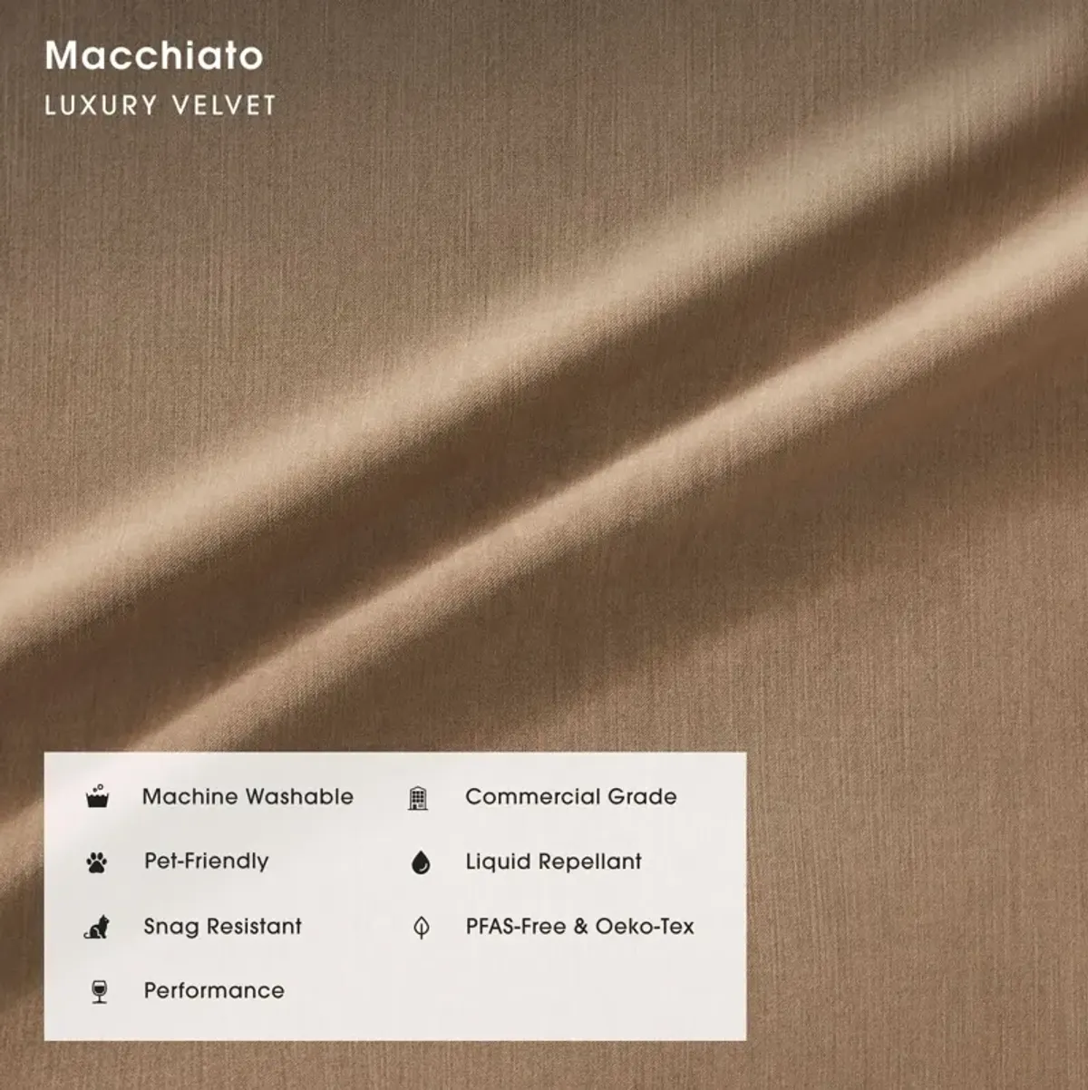 Modular Bondi Espresso 5-Seater L-Sectional in Macchiato | Classic Blend