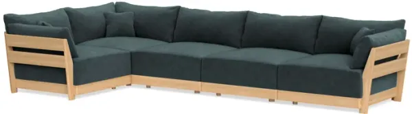 Modular Bondi Latte 5-Seater L-Sectional in Nightfall | Classic Blend