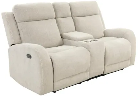 Mustang Power Reclining Console Loveseat