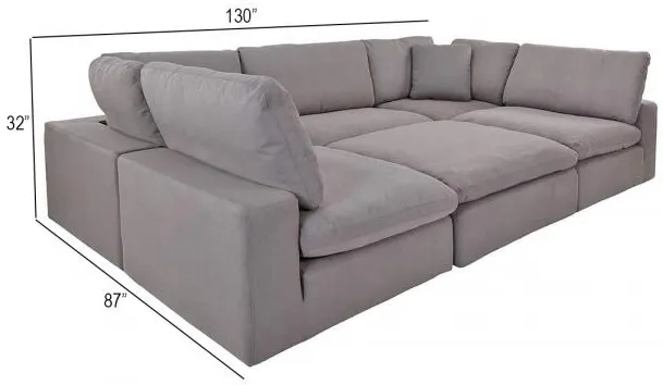 Lounge 6pc Sectional
