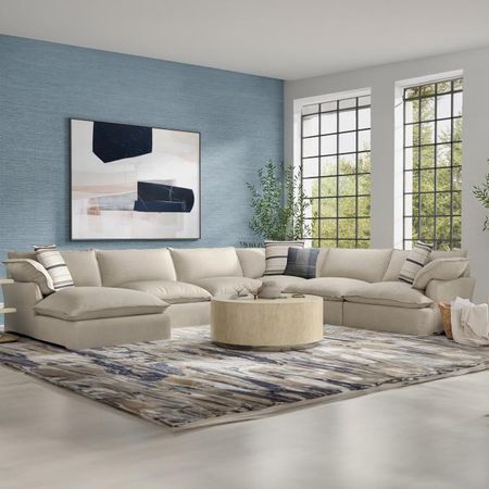 Refresh 6pc Sectional with LAF Chaise