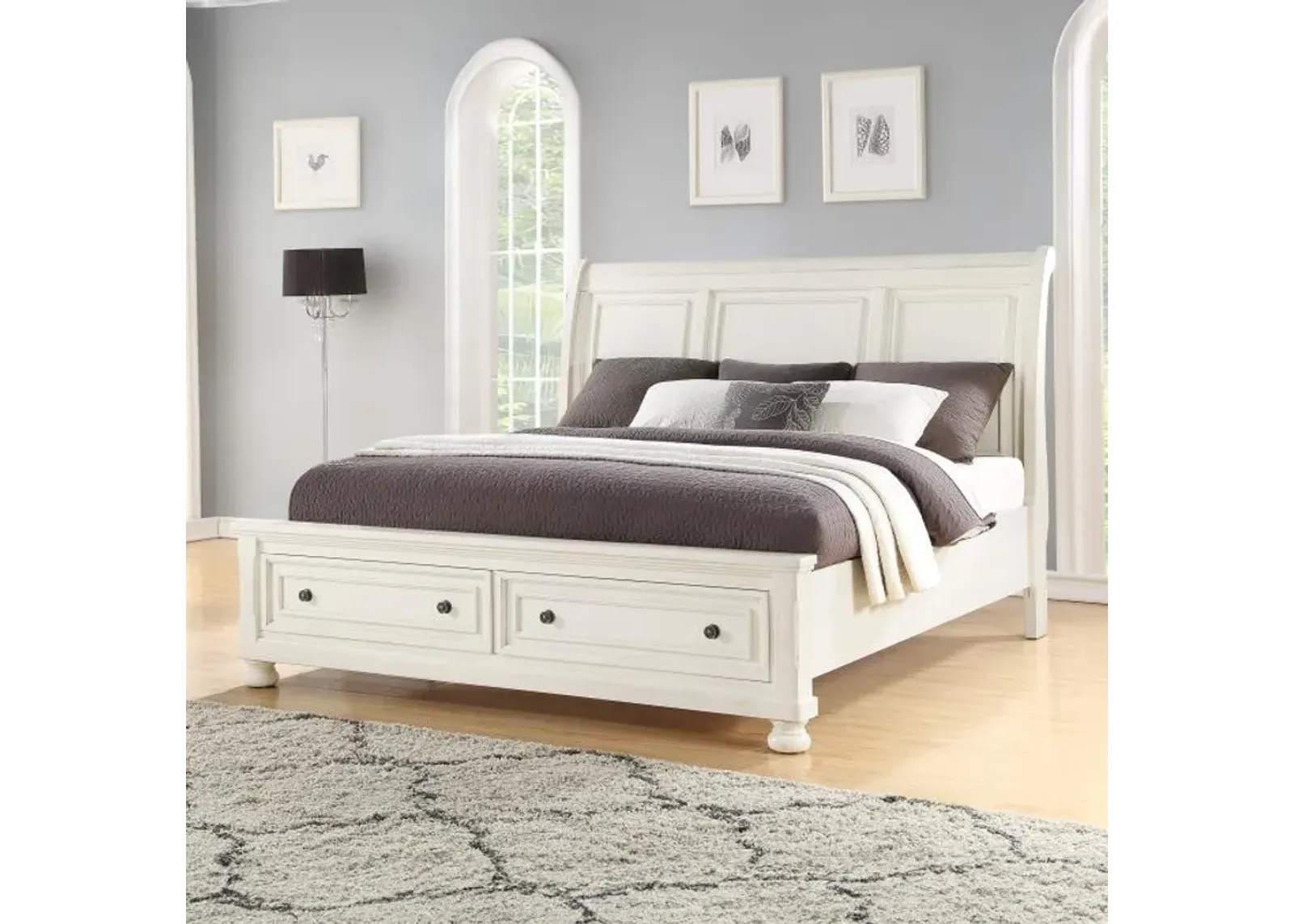 Cortland Eastern King Sleigh Bed