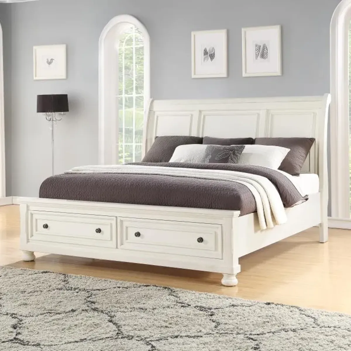 Cortland Eastern King Sleigh Bed