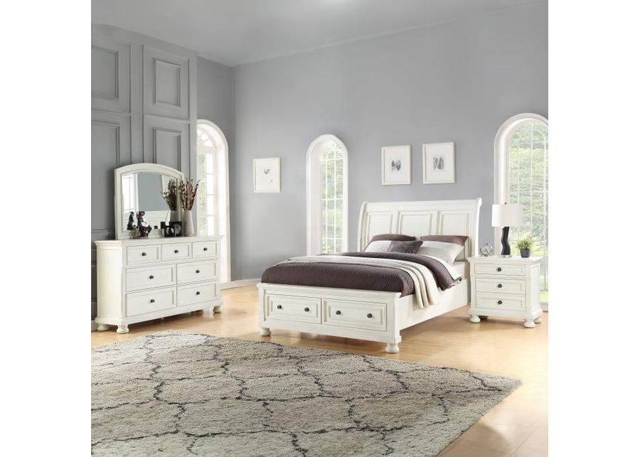 Cortland Eastern King Sleigh Bed, Dresser, Mirror, Nightstand