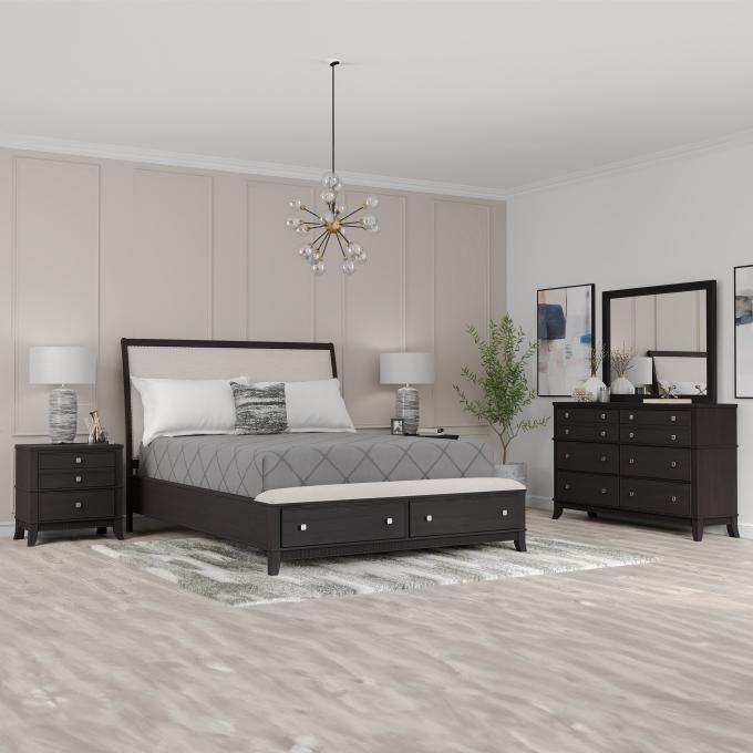 Manning Black Bedroom Set