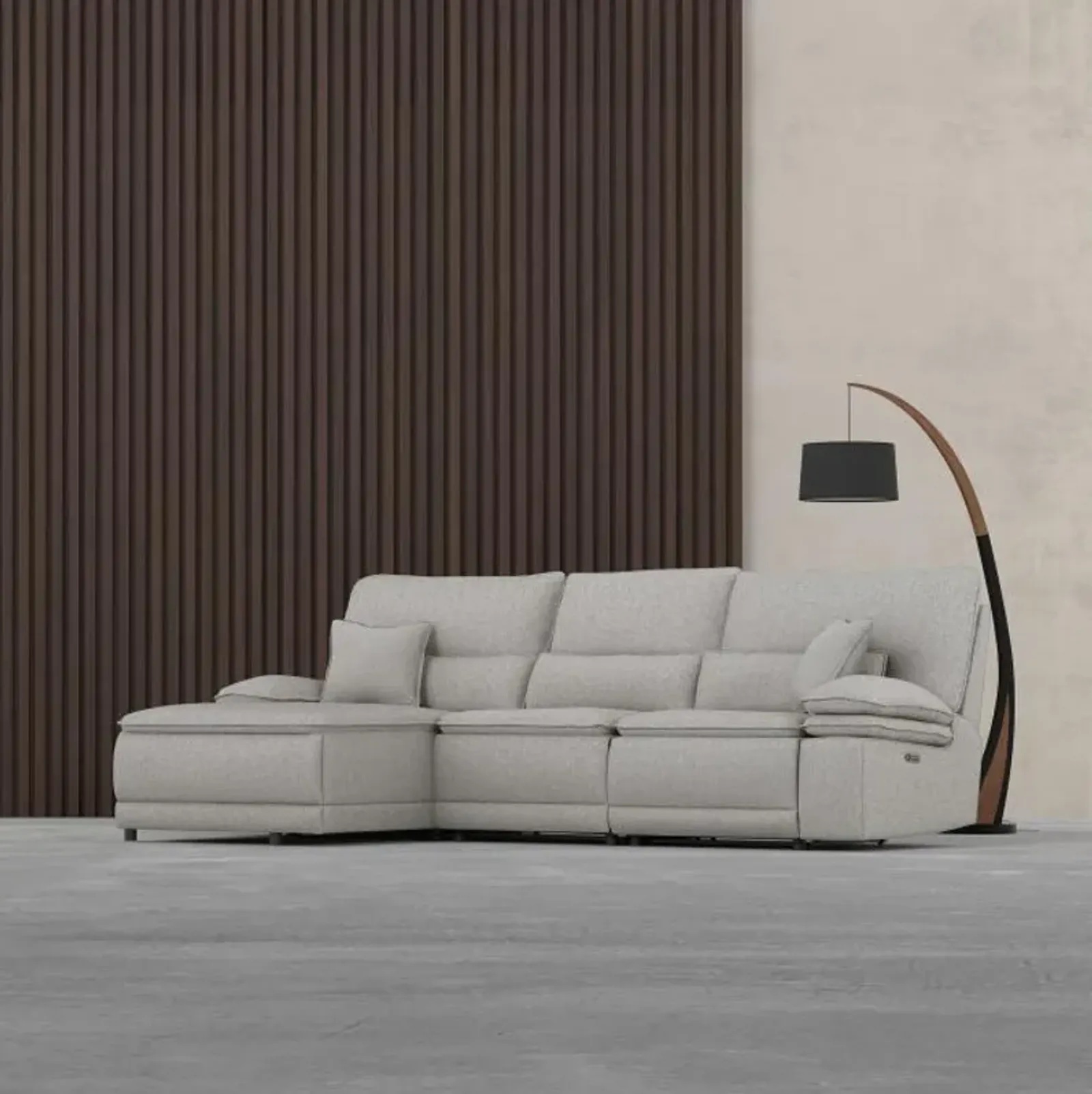 Goliath 3pc Power Sofa LAF Chaise