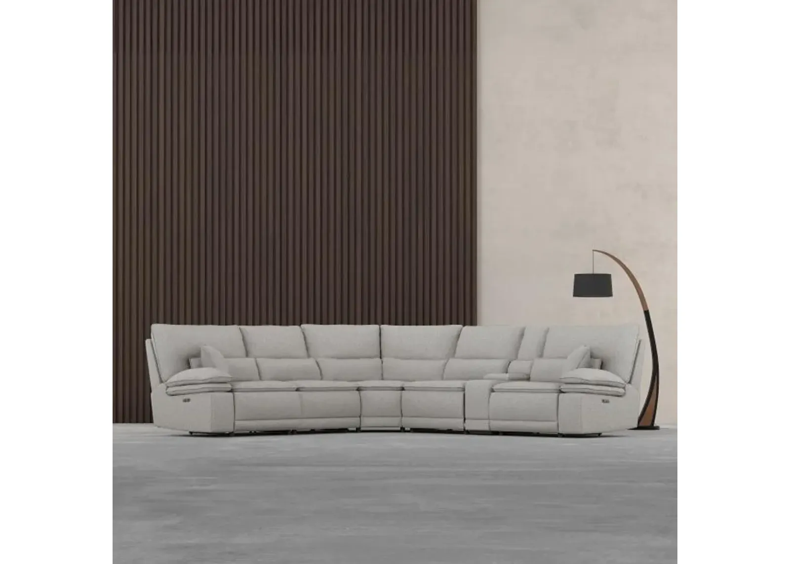 Goliath 6pc Sectional with Console