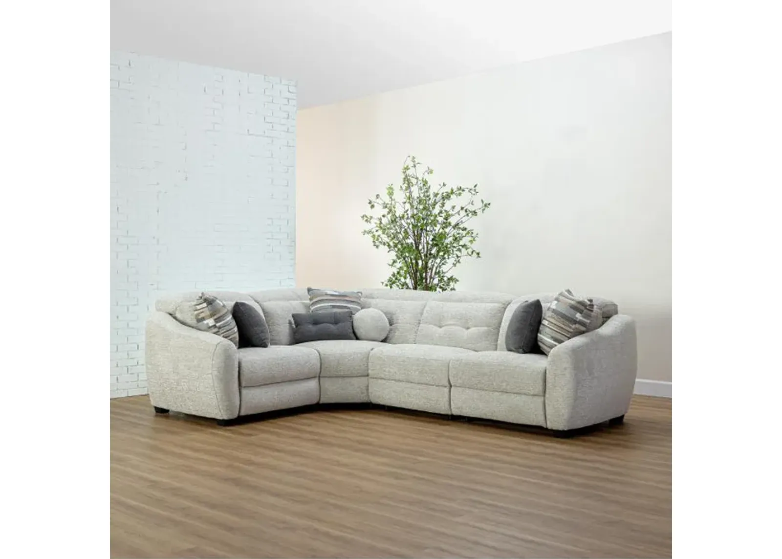 Zandra 4pc Power Sectional