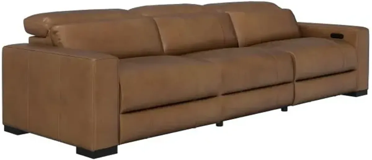 Radiance - New! Power Leather Sofa