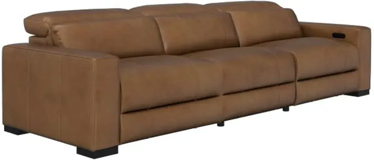 Radiance - New! Power Leather Sofa