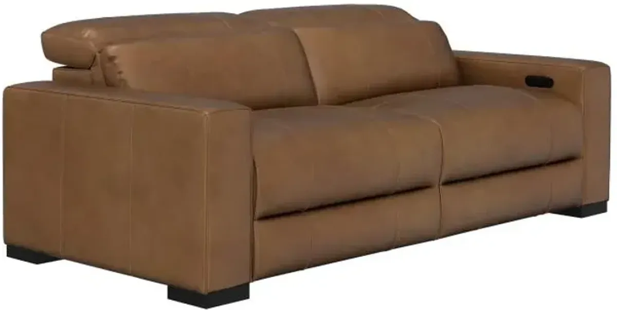 Radiance - New! Power Leather Loveseat