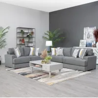 Blair Living Room Set - Charcoal