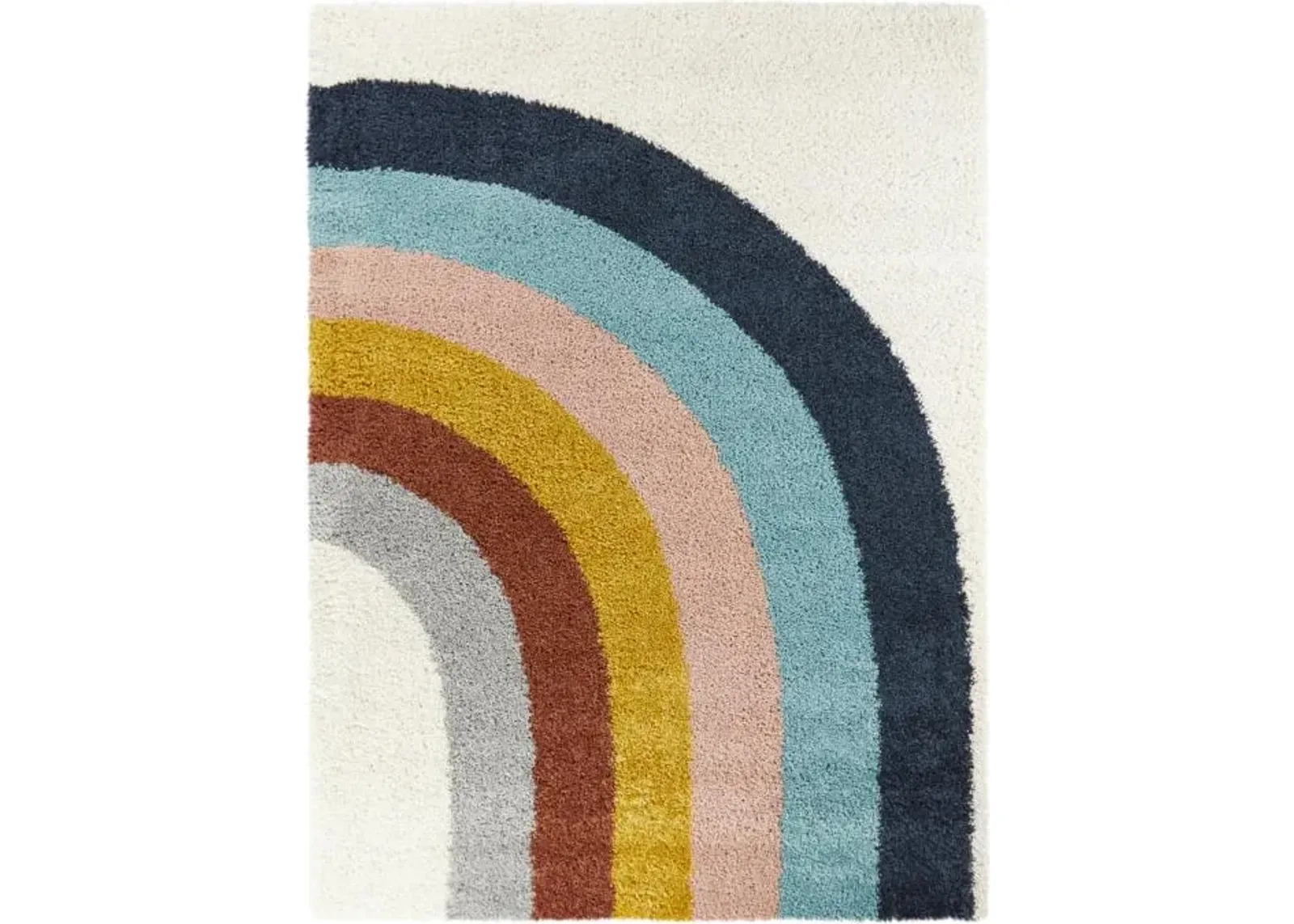 5x7 Rainbow Area Rug