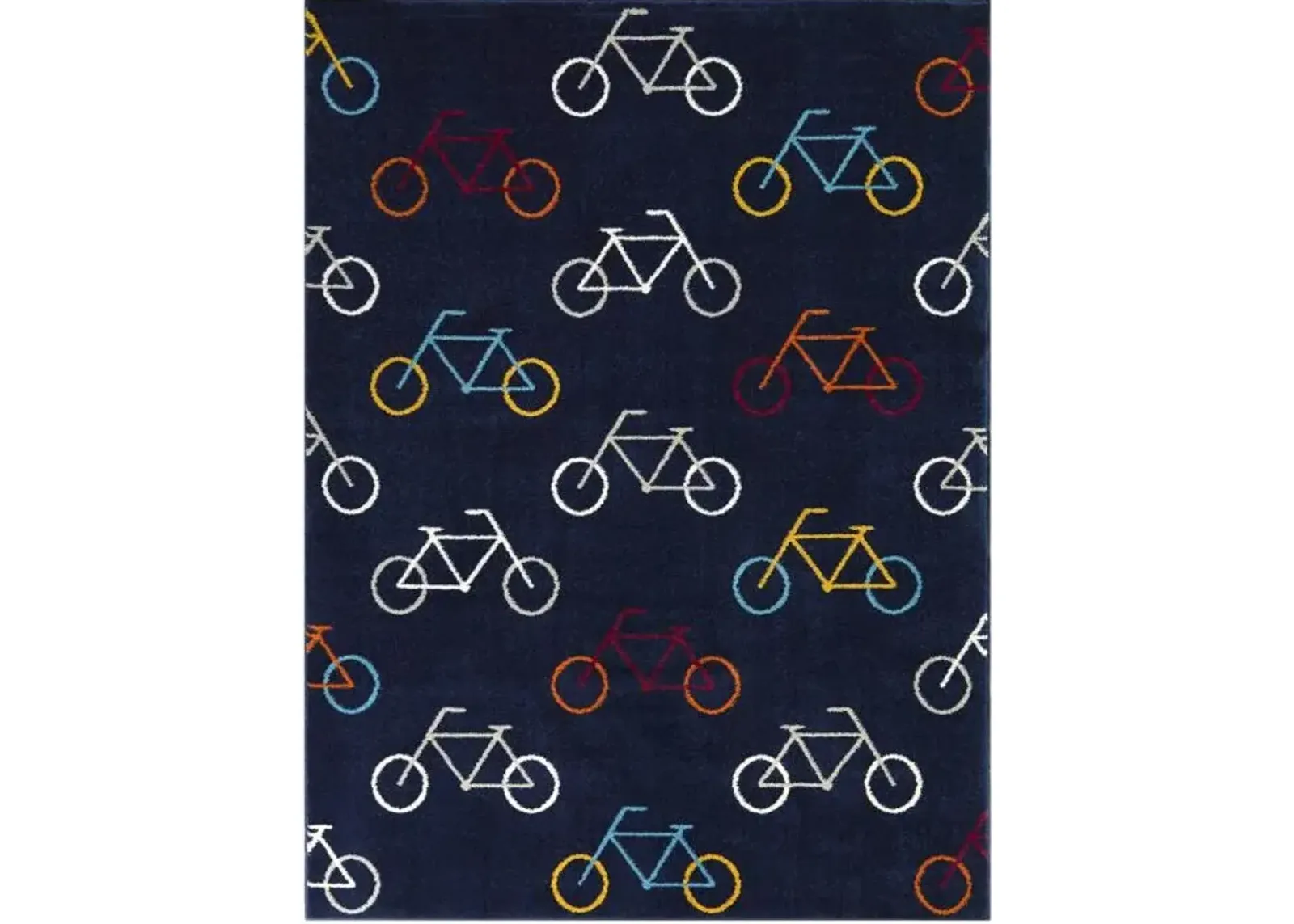 5'x7' Bicycle Area Rug