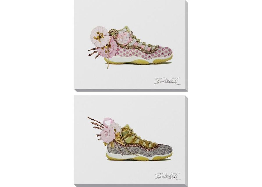 High Tops Wall Art Set of 2