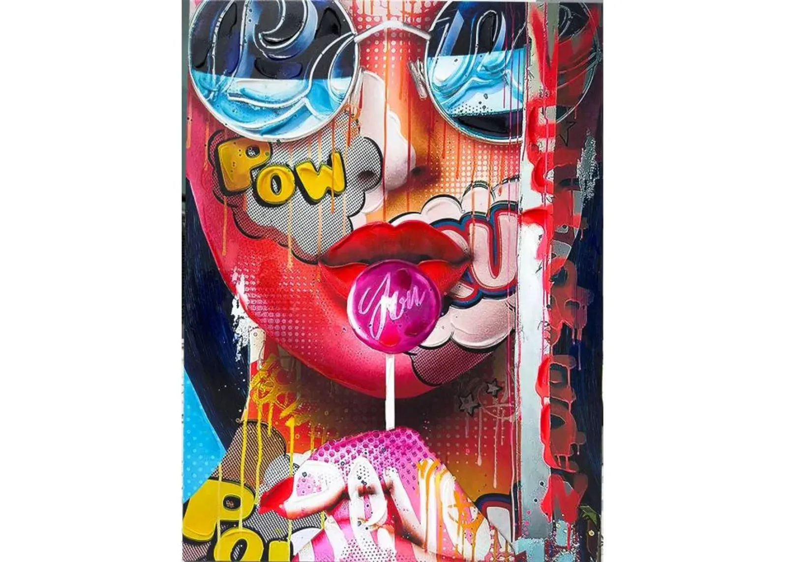 Pow Graffiti Wall Art