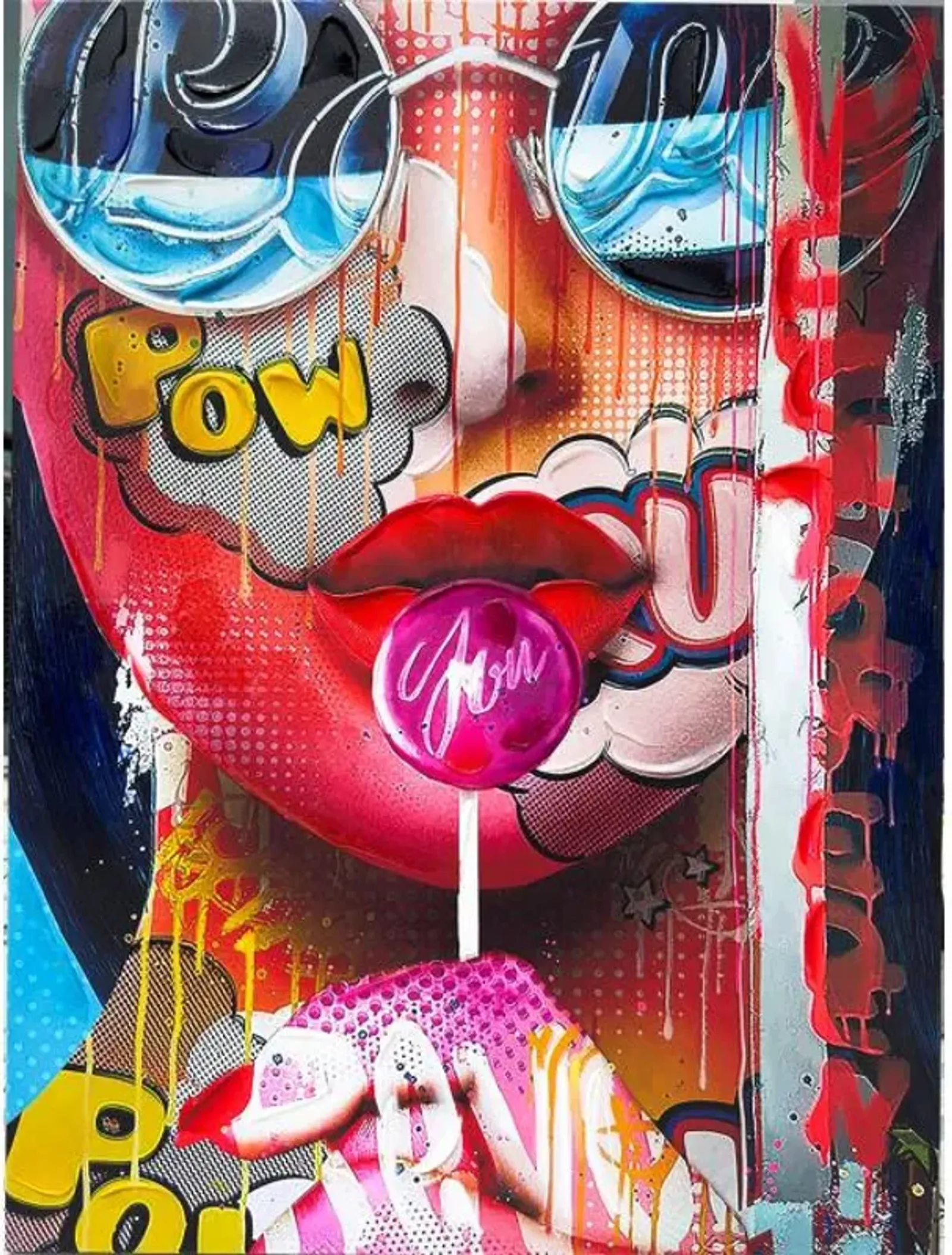 Pow Graffiti Wall Art