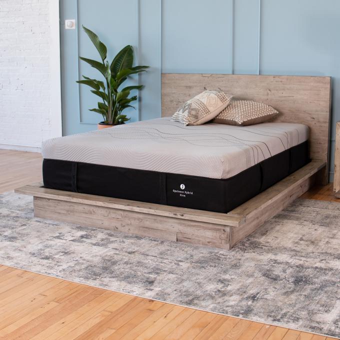 Opulence Hybrid Firm California King Mattress with 2 Standard Profile Foundations